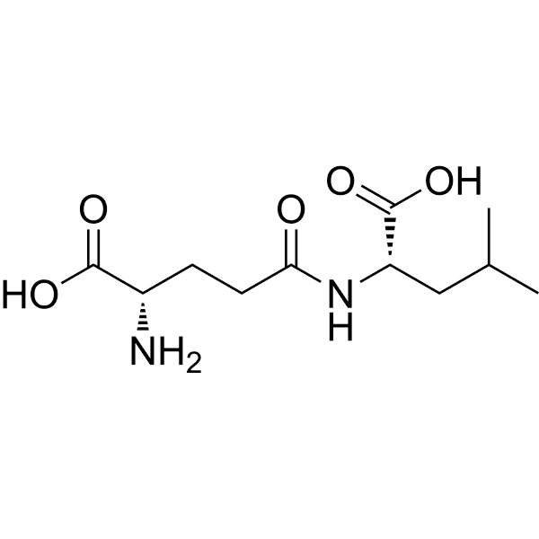 H-γ-Glu-Leu-OH Structure