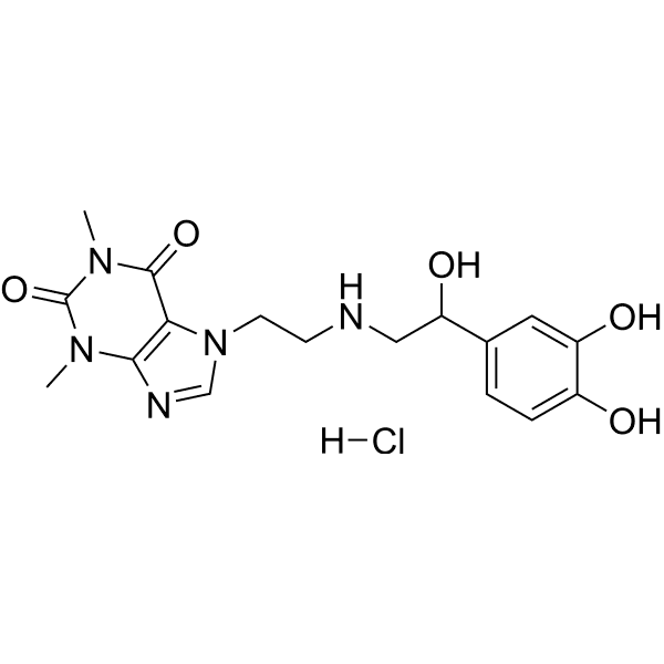 Theodrenaline hydrochloride Structure