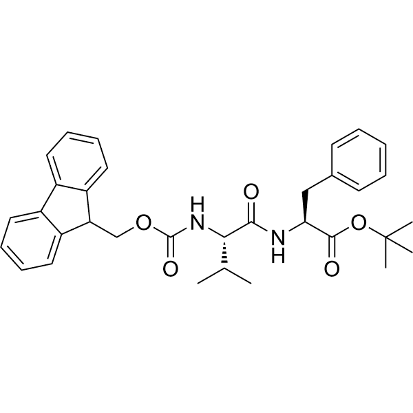 Fmoc-Val-Phe-Boc Structure