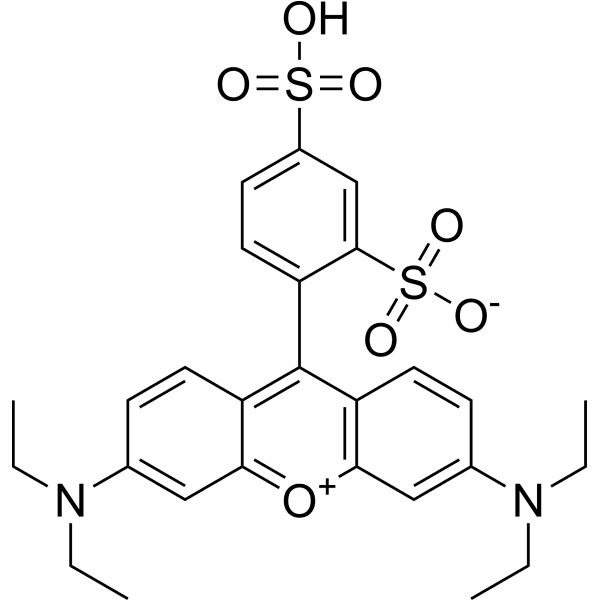 Sulforhodamine B Structure