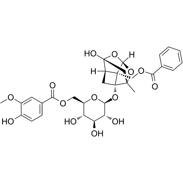 Mudanpioside J Structure