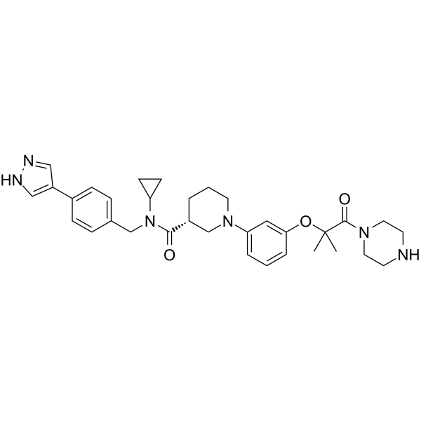 ZW4864 free base  Structure