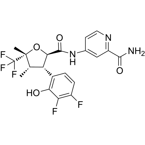 Suzetrigine phenol  Structure