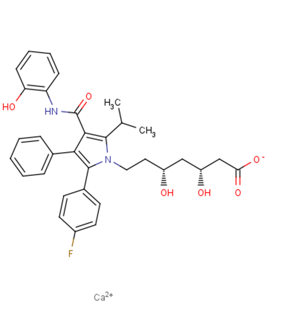 2-Hydroxy atorvastatin calcium salt Structure