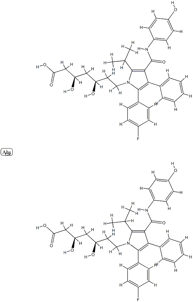 4-Hydroxy atorvastatin calcium salt Structure