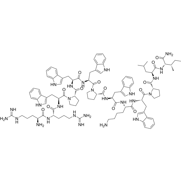 Retro-indolicidin Structure