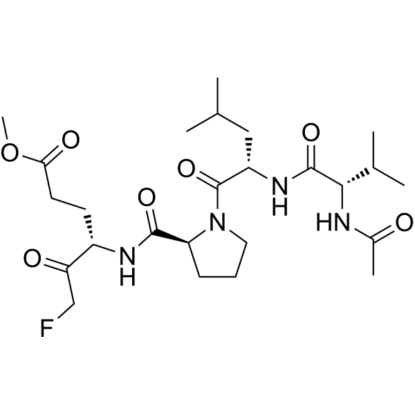 Ac-VLPE-FMK Structure