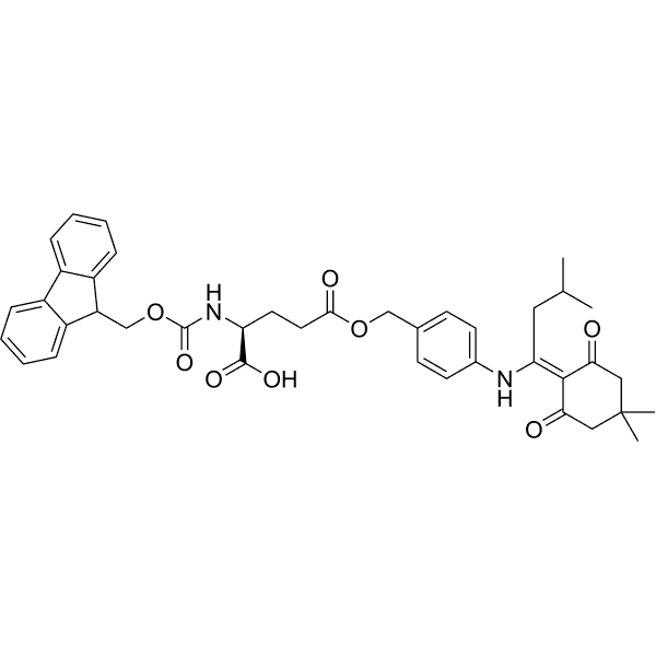Fmoc-Glu(ODmab)-OH Structure