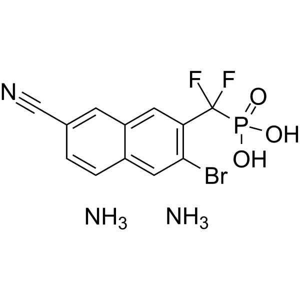 PTP1B-IN-3 diammonium  Structure