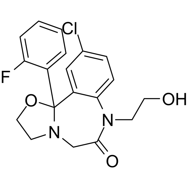 Flutazolam Structure