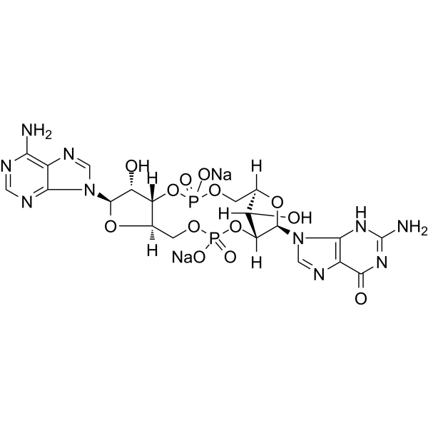 2',3'-cGAMP sodium Structure