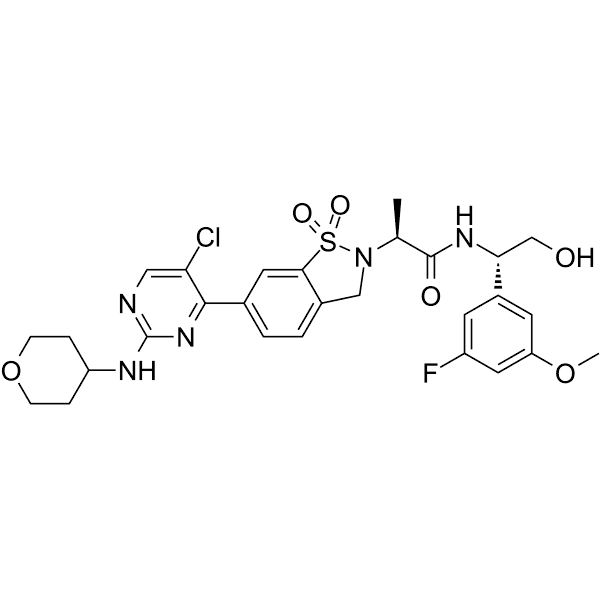 ERK1/2 inhibitor 3 Structure