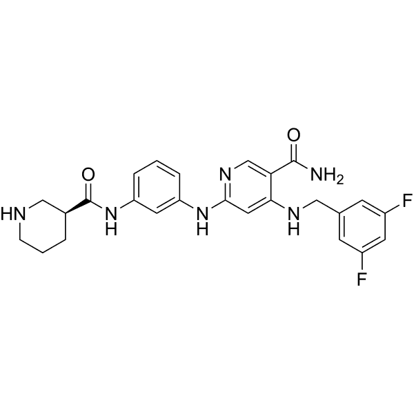 Nimucitinib Structure