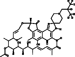 Rifabutin-d7 Structure