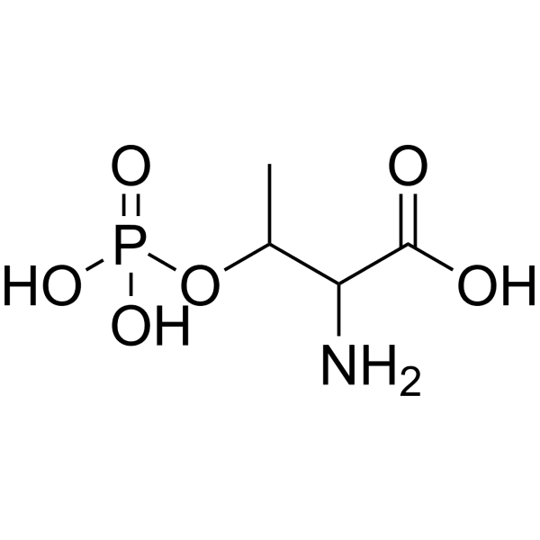 O-Phospho-DL-threonine Structure