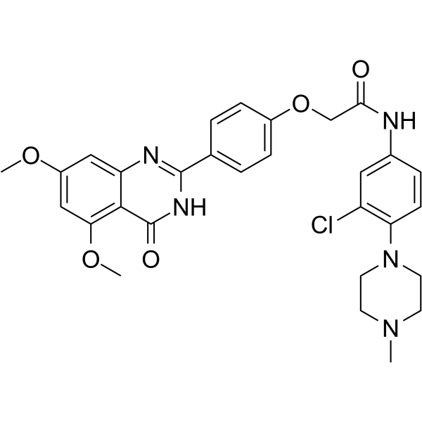 BRD4/CK2-IN-1  Structure