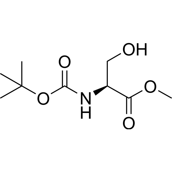 Boc-Ser-OMe Structure