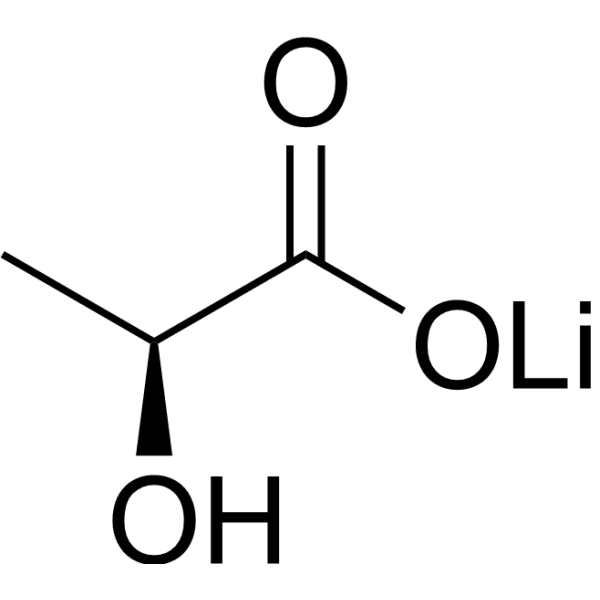 L-Lactic acid lithium Structure