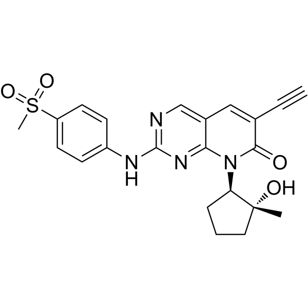 CDK2/4/6-IN-1  Structure