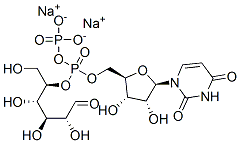 Uridine 5'-diphosphoglucose disodium salt Structure