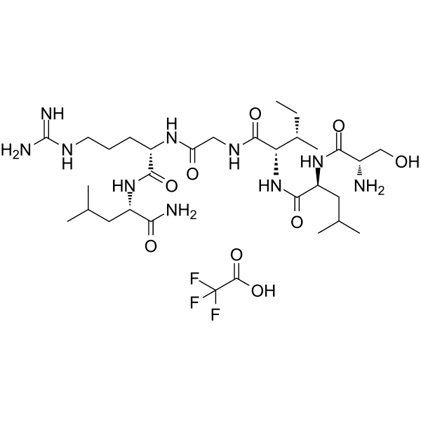 SLIGRL-NH2 TFA Structure