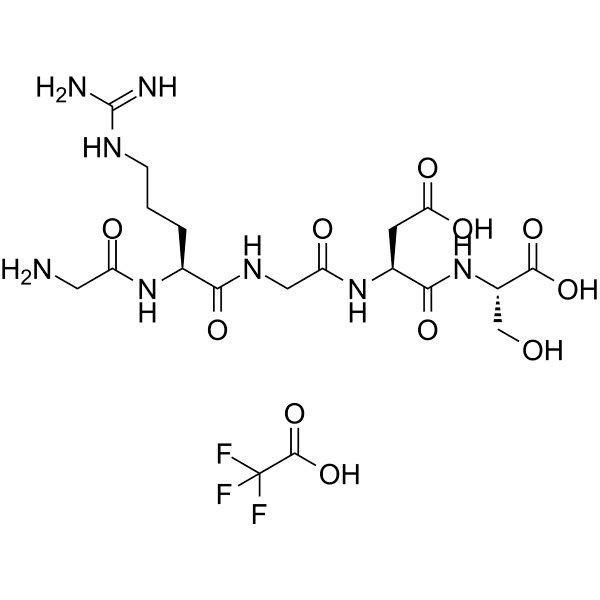 Gly-Arg-Gly-Asp-Ser TFA Structure