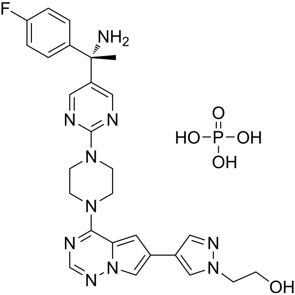 Elenestinib phosphate Structure