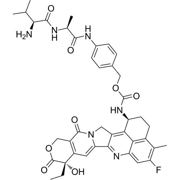 Val-Ala-PABC-Exatecan Structure