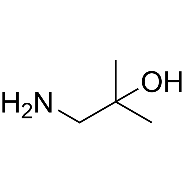 1-Amino-2-methylpropan-2-ol Structure