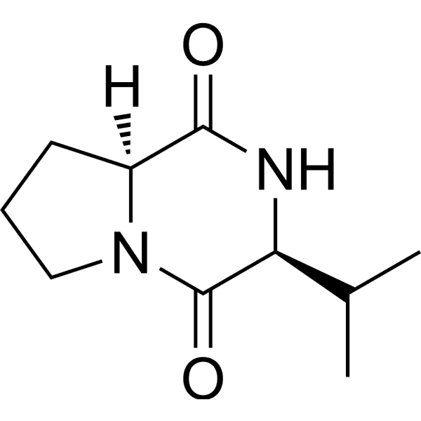 Cyclo(L-Pro-L-Val) Structure