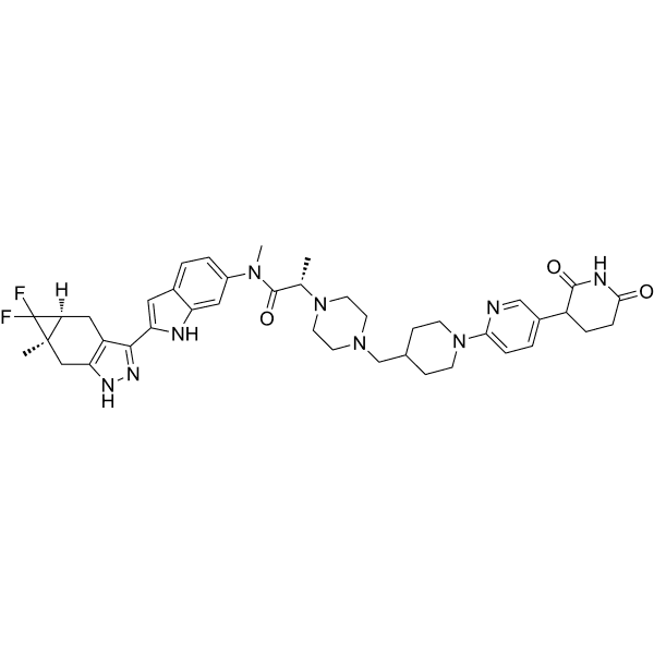 ITK degrader 2 Structure