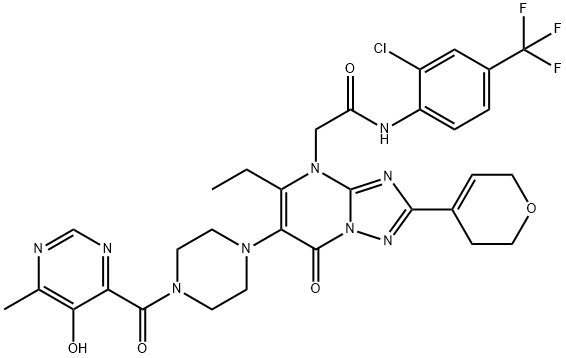 Werner syndrome RecQ helicase-IN-1  Structure