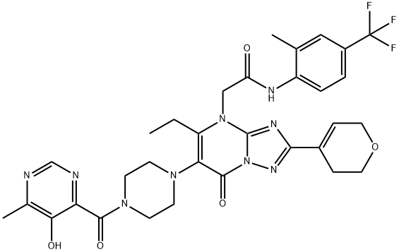 Werner syndrome RecQ helicase-IN-2  Structure