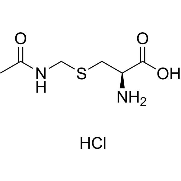 S-(Acetamidomethyl)-L-cysteine hydrochloride Structure