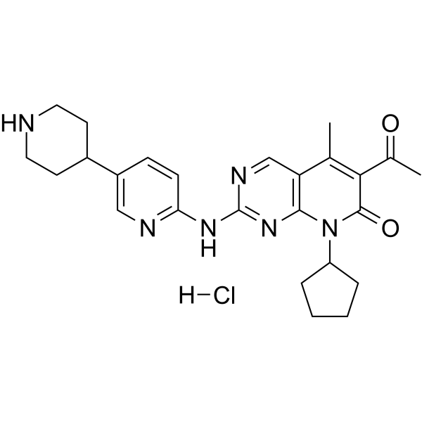 Dalpiciclib hydrochloride Structure