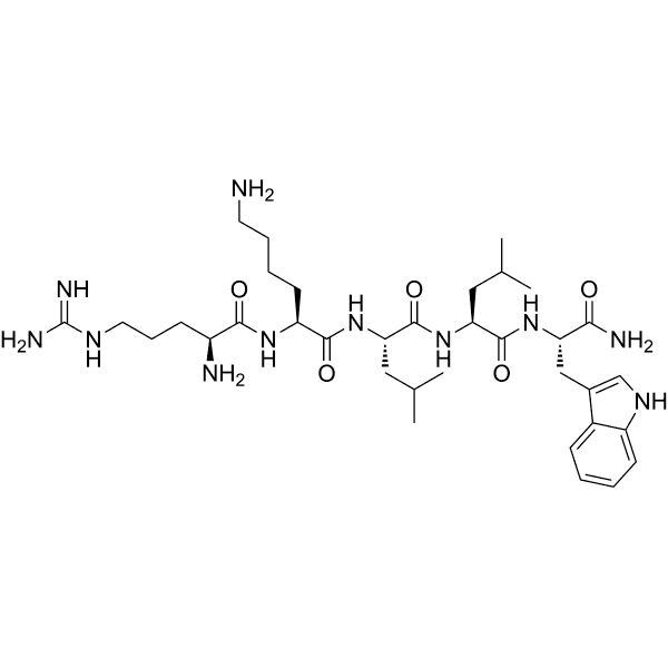 RKLLW-NH2 Structure