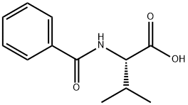 Benzoyl-DL-Valine Structure