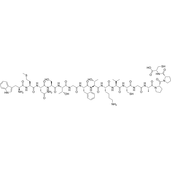 HCV-1 e2 Protein (554-569) Structure