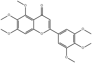 3′,4′,5′,5,6,7-Hexamethoxyflavone Structure