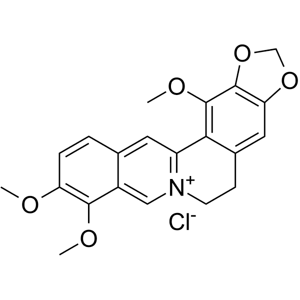 1-Methoxyberberine chloride Structure