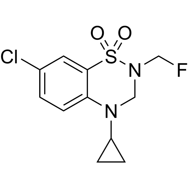 AMPA receptor modulator-4 Structure