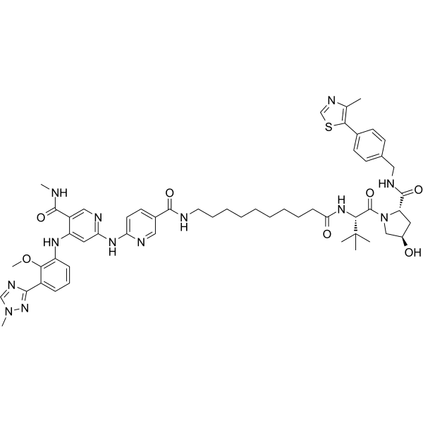 PROTAC TYK2 degradation agent1 Structure