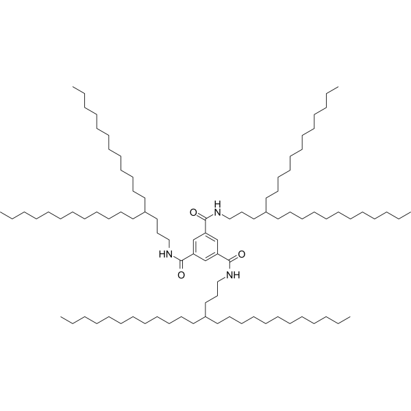 N1,N3,N5-Tris(4-dodecylhexadecyl)benzene-1,3,5-tricarboxamide Structure