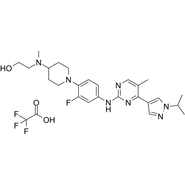 JAK2/FLT3-IN-1 TFA Structure