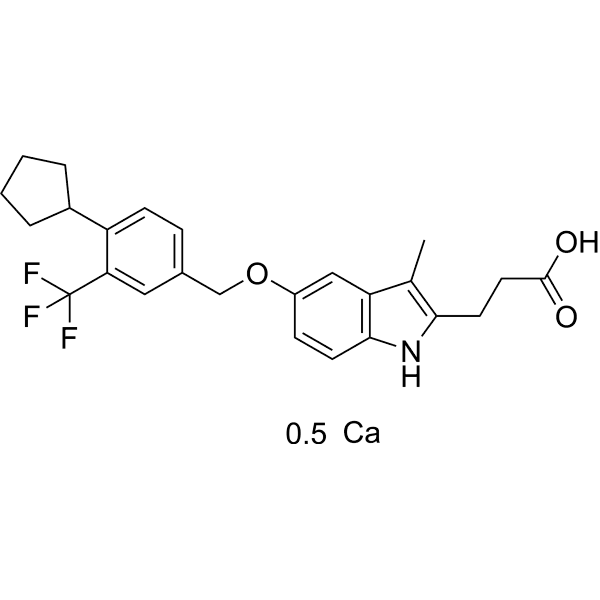 S1P1 agonist 6 hemicalcium Structure