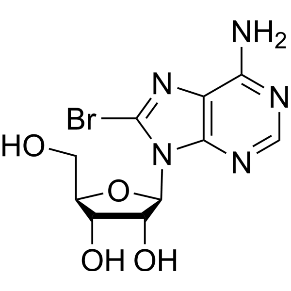 8-Bromoadenosine Structure