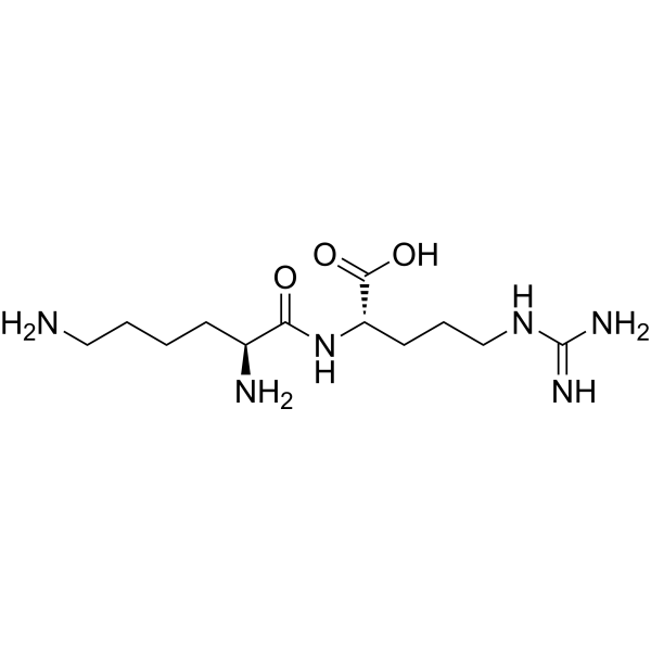 H-Lys-Arg-OH Structure