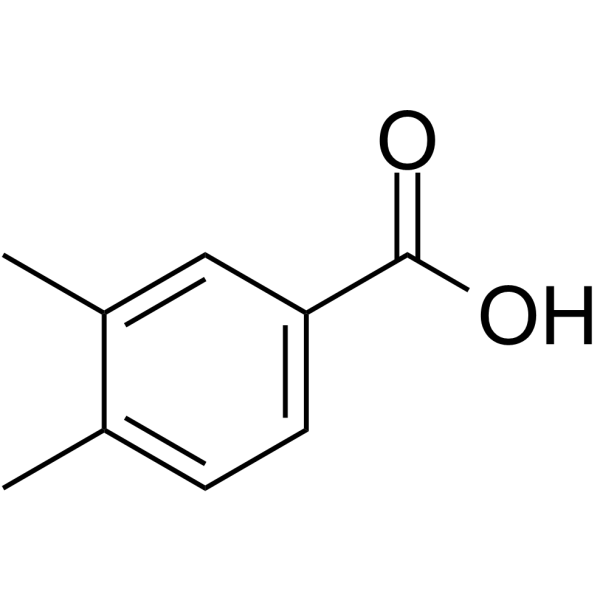 3,4-Dimethylbenzoic acid Structure