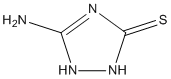 3-Amino-5-mercapto-1,2,4-triazole Structure