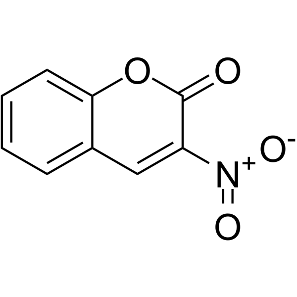 3-Nitrocoumarin Structure